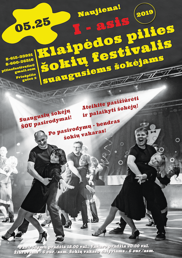 KL Pilies šokių Festivalis 2019-plakatas-žiūrovams-ir-vakareliui